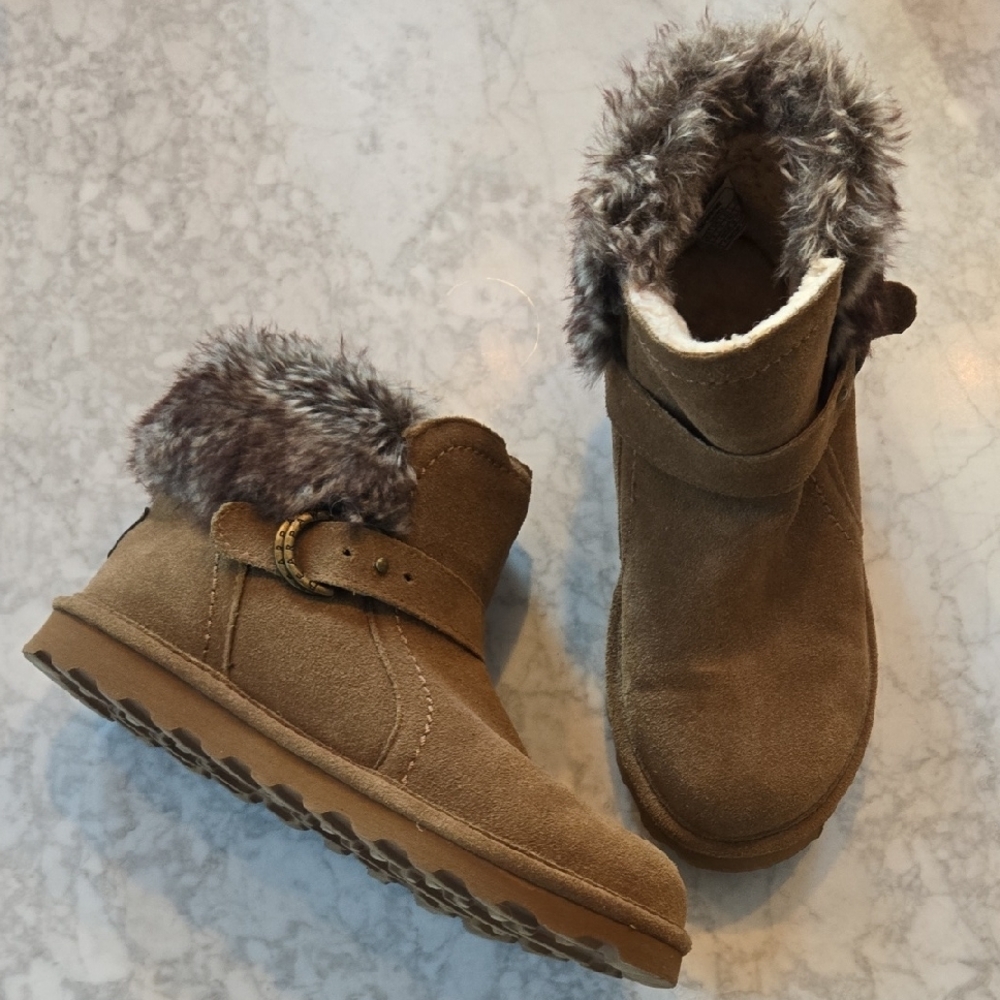Warm Tan Fur Boots